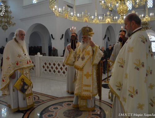 Αρχιερατική Θεία Λειτουργία στον Ιερό Ναό Αγίου Ιωσήφ Μνήστορος και Αγίας Φωτεινής της Σαμαρείτιδος Ευόσμου