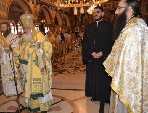 Αρχιερατική Θεία Λειτουργία στον Πανηγυρίζοντα Ιερό Ναό Αγίων Πάντων Ξηροκρήνης
