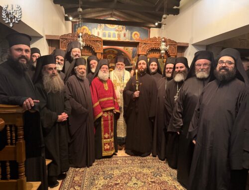 Κουρά μοναχού στην Ιερά Μητρόπολη Νεαπόλεως και Σταυρουπόλεως