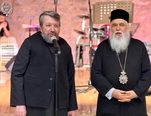 Ο Σεβασμιώτατος δεξιώθηκε τα ιερατικά ζευγάρια της Μητροπόλεως και φέτος στην Κατακόμβη του Ι. Ν. Ευαγγελισμού Ευόσμου