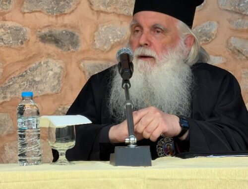 Ο Σεβ. Μητροπολίτης Αργολίδος κ. Νεκτάριος παρουσιάζει τα νέα του βιβλία στην Κατακόμβη του Ι. Ν. Ευαγγελισμού Ευόσμου