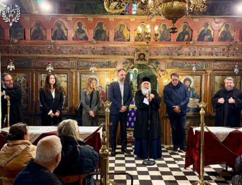 Πασχαλινά Δέματα Αγάπης από τον Σεβ. Μητροπολίτη Νεαπόλεως και Σταυρουπόλεως κ. Βαρνάβα στο Συσσίτιο ΑΡΤΟΣ ΖΩΗΣ στην αυλή του Ι. Ν. Αγ. Αθανασίου Ευόσμου