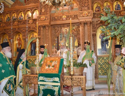 Κυριακή Βαΐων Αρχιερατική Θεία Λειτουργία στον Ιερό Ναό Αγίου Παντελεήμονος Αμπελοκήπων