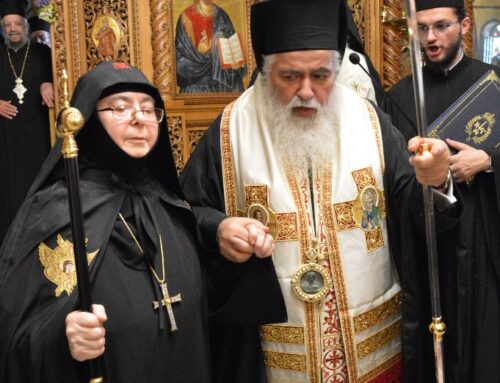 Ενθρόνιση της Γερόντισσας Διονυσίας στην Ιερά Μονή της Μεταμορφώσεως του Σωτήρος στο Χορτιάτη